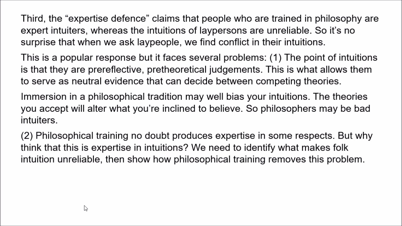 Intuitions in Philosophy 2