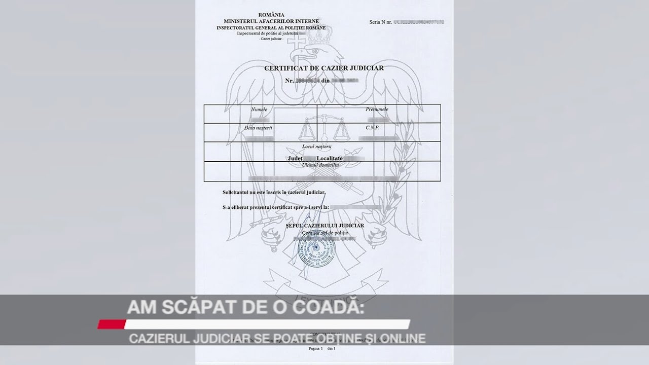 Am scăpat de o coadă: cazierul judiciar se poate obține și online
