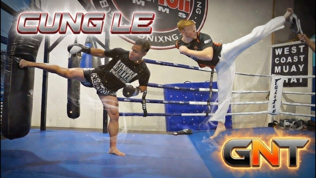 Training with MMA Legend Cung Le | Martial Arts & Kick Sampler | GNT