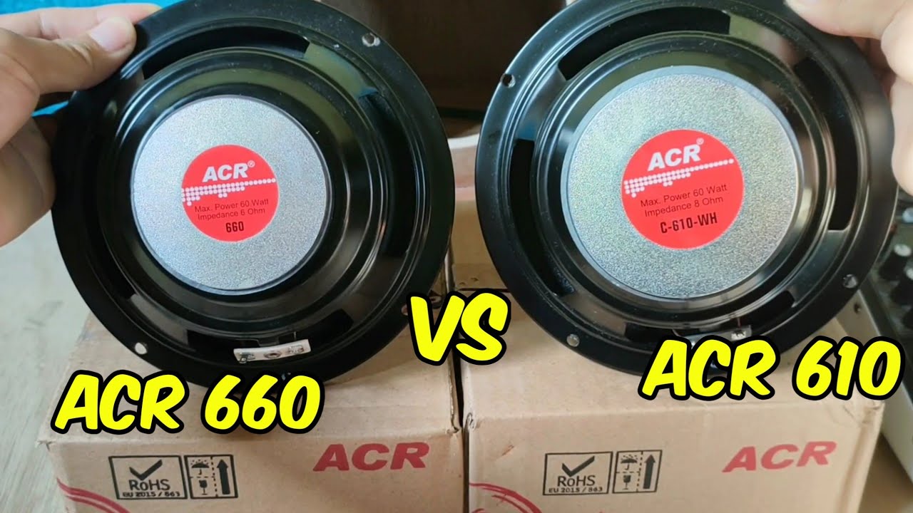 compare speaker acr 6 inch ada acr 660 vs acr 610 miniatur sound system