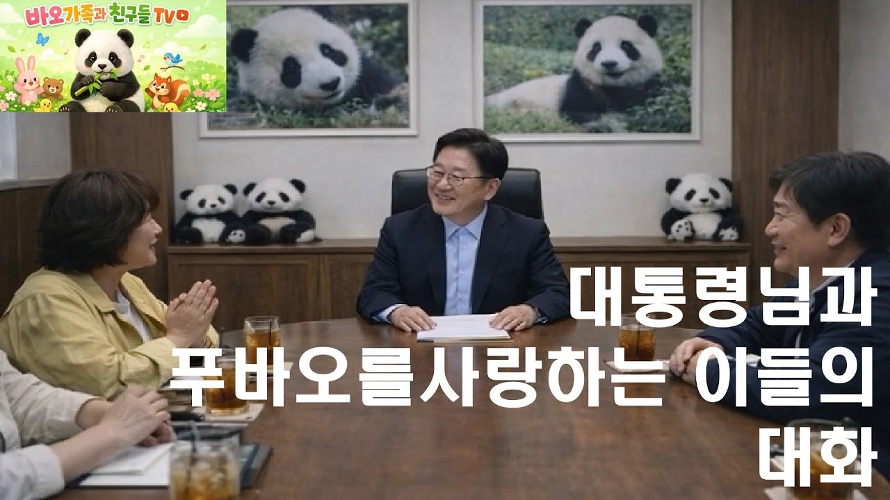 [풀영상] 대통령님과 푸바오를 사랑하는 이들의 만남
