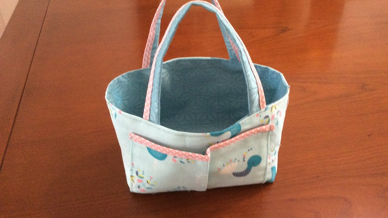 COUDRE Un Petit Panier Réversible Pour Enfant.