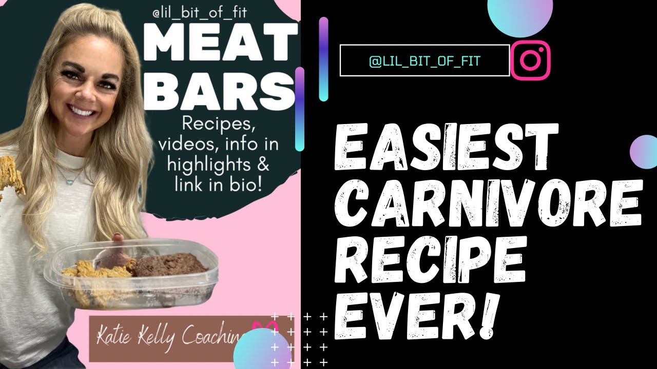 Quick Meat bars tutorial! Easiest carnivore recipe ever!
