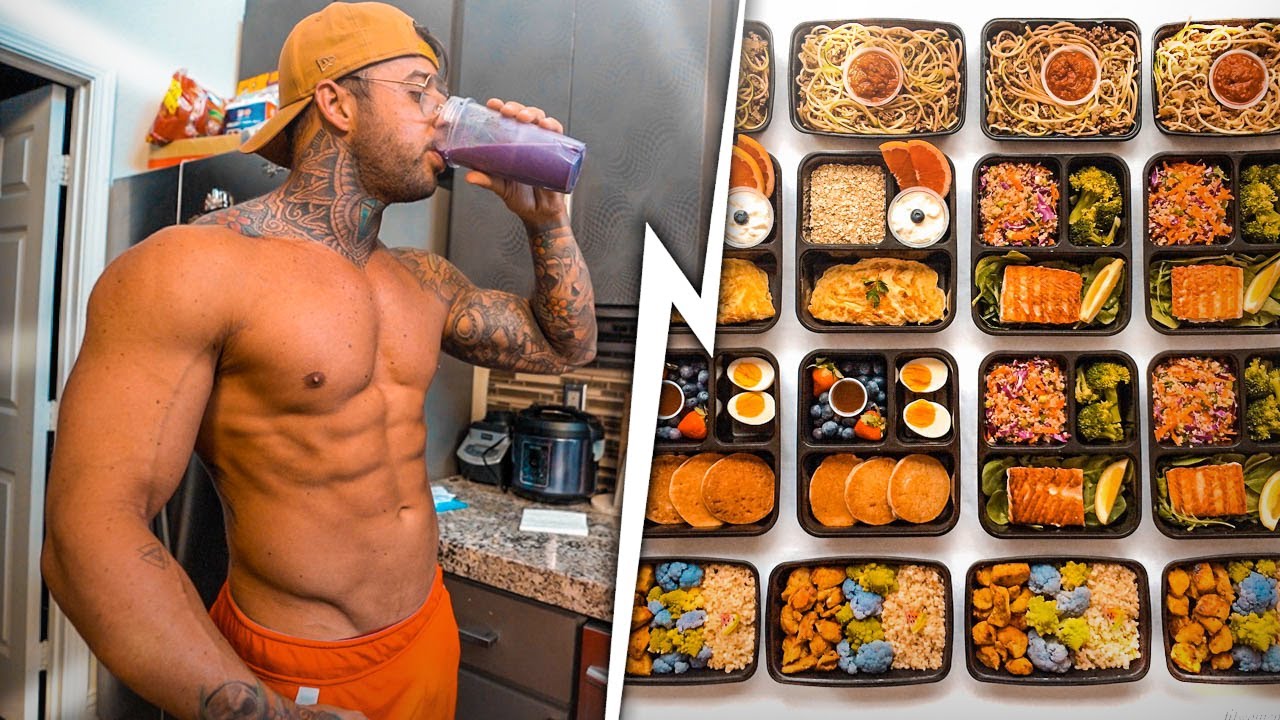 2500 CALORIE MEAL PREP para bajar de 9% Grasa | LLADOS FITNESS