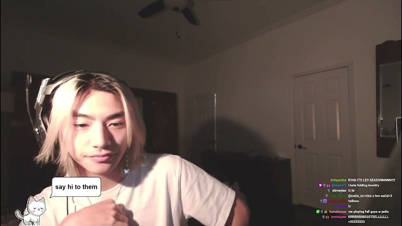 Ryan Nguyen TwitchLIVE- chill stream while i fold my laundry and clean my room 240722