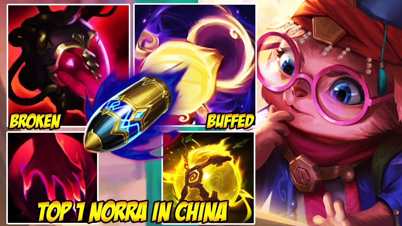 WILD RIFT CHINA TOP 1 NORRA - NORRA JUST GOT BUFFED! S+ TIER
