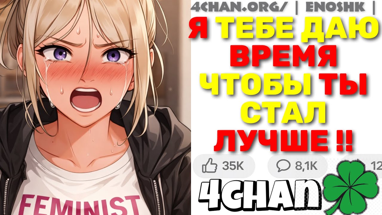 Феминистка Дала Парню 15 Дней На Исправление А Он Использовал Их, Чтобы ВЫГНАТЬ ЕЁ | 4chan истории