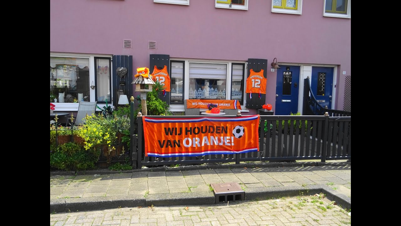 EK 2024: Oranjegevoel in Amsterdam deel 4 - Floradorp en stadsdeel west/zuid