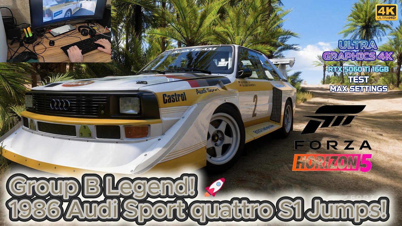 The Best Sounding Rally Car? 💥 Audi Sport quattro S1 Gameplay