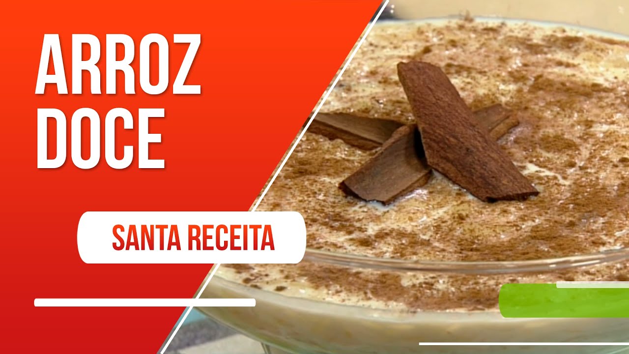 Receita tradicional de arroz doce