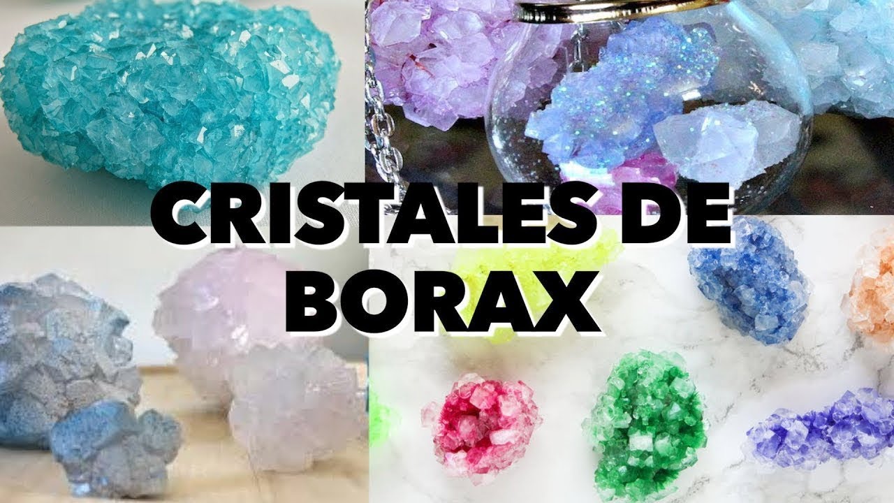 DIY cristales de borax ₪ Las manualidades de Ter ₪