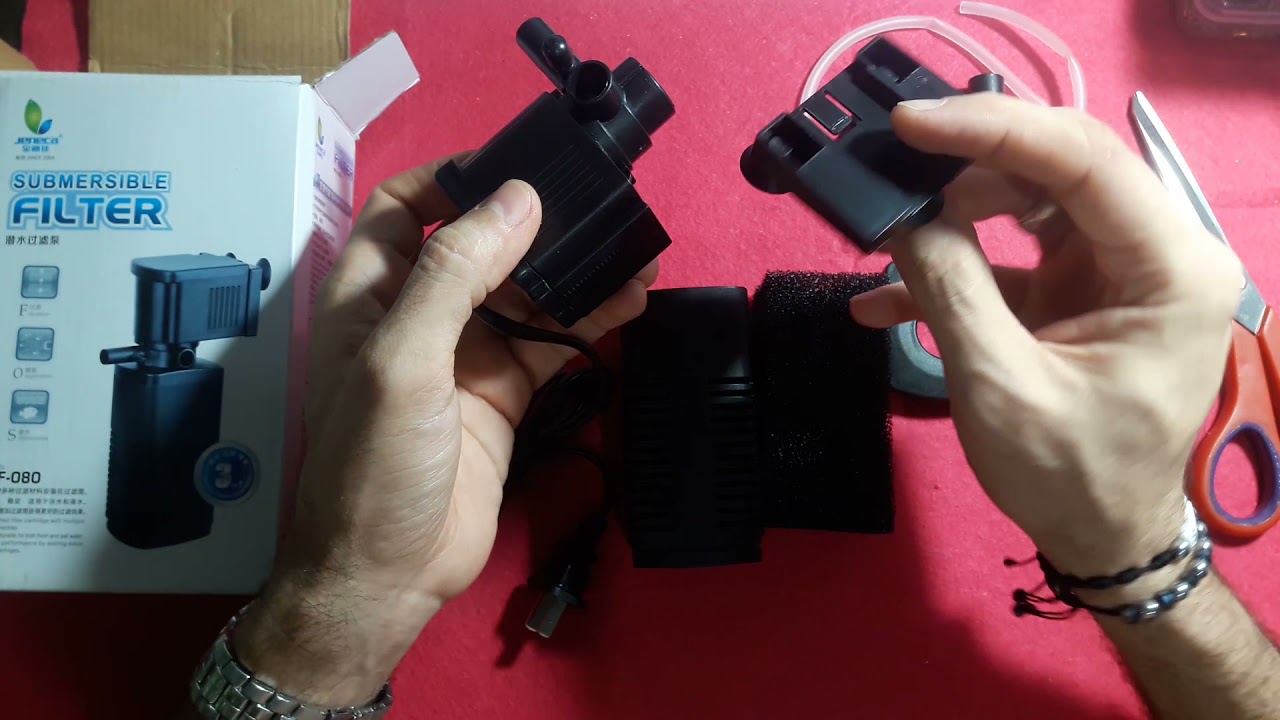 UNBOXING Filtro Interno Jeneca IPF-080 e integrándolo a un acuario