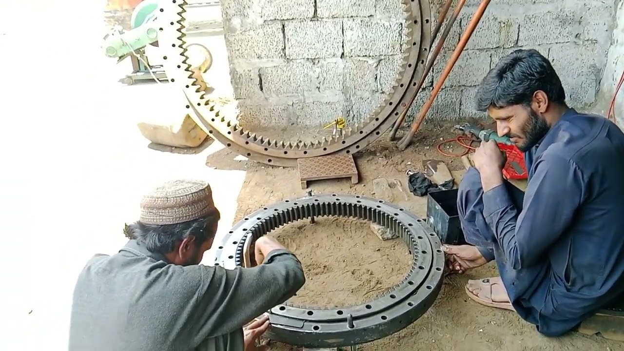 DX 55 machine Gera repairing Khan engenering work's #viralshort #fypシ #machinelearning @MAMUSTAFAKHAN