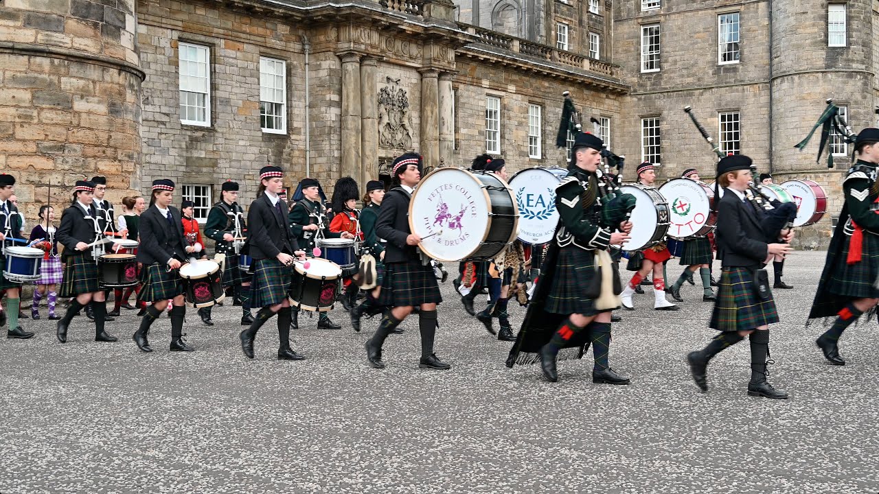 Holyrood Palace Beating Retreat, Combined Cadet Force in Scotland