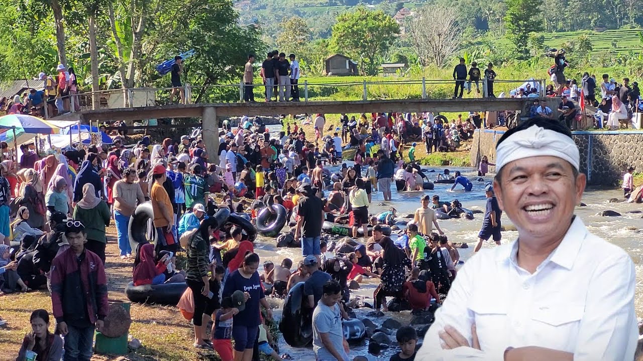 Bikin Gempar‼️Sungai Air Bersih Di Tengah Alam Yang Indah Sumedang Diserbu Ribuan Pengunjung