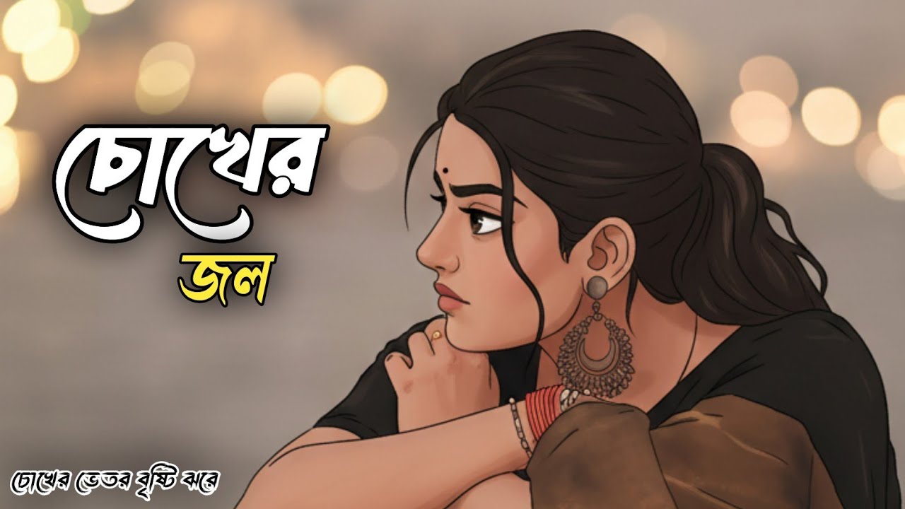 চোখের জল, Bangla New song, চোখের ভেতর বৃষ্টি ঝরে, Bangla varsan lofi song.