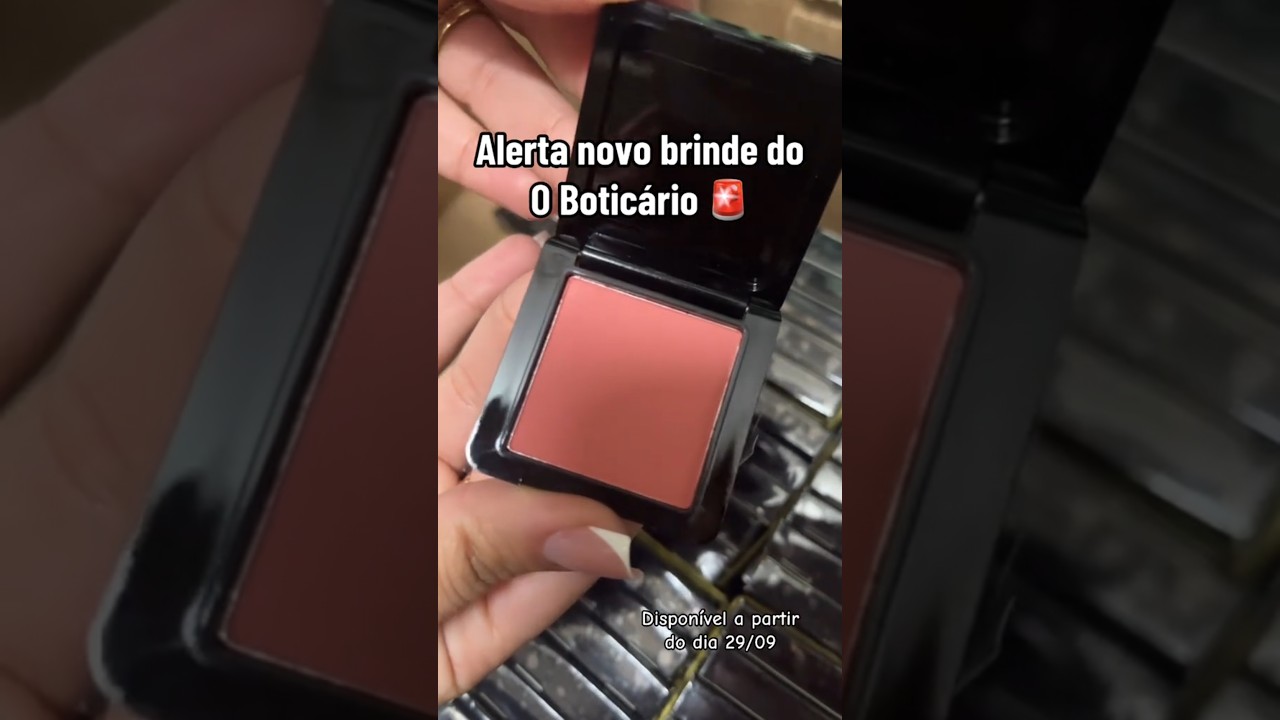 Pr&oacute;ximo Brinde O Botic&aacute;rio Mini Blush #novidade #oboticario #brinde #makeb #oboticario #maquiagem