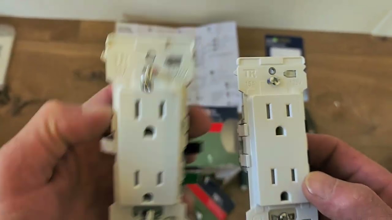 Lever Edge 15 Amp Tamper-Resistant Duplex Outlet, White E5325-W XPro Installations