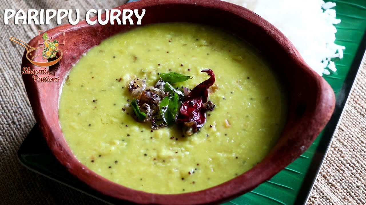 Parippu curry recipe | Kerala style parippu curry | Nadan parippu curry