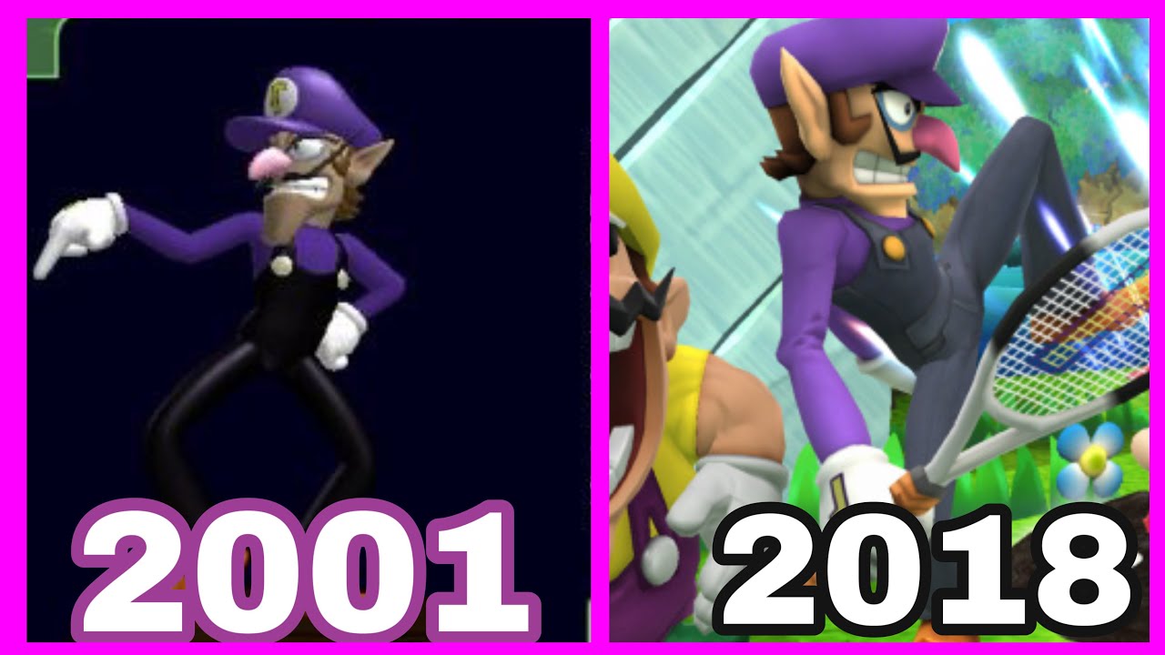 Evolution Of Waluigi in Super Smash Bros (2001 - 2018)