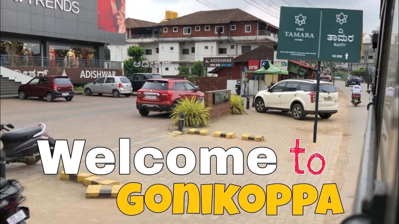 Welcome to  Gonikoppa - KSRTC Bus Ride in Gonikoppal Town