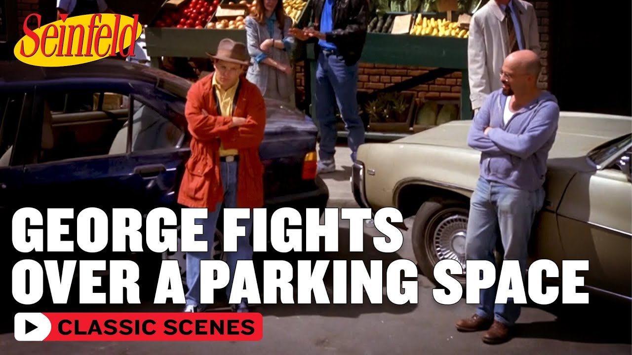 George Fights Over A Parking Space | The Parking Space | Seinfeld