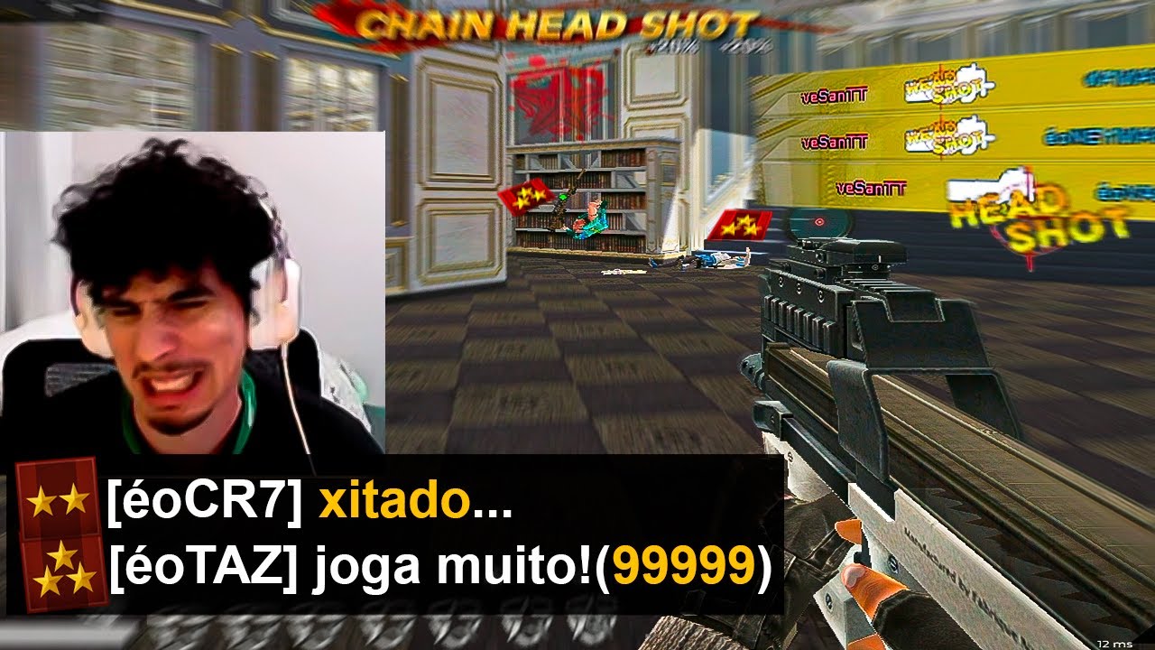 CHORA ESTRELA! P90 & D-EAGLE NIVEL HACK! POINT BLANK