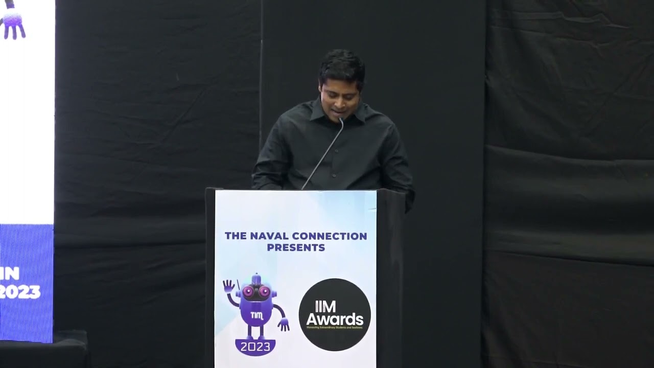 Capt. Nikunj Parashar speaks at TIM 2023 Global conference 18 Nov Mumbai