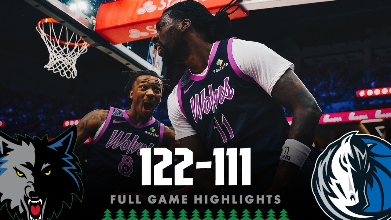 Minnesota Timberwolves Defeat Dallas Mavericks, 122-111 | 02.20.26