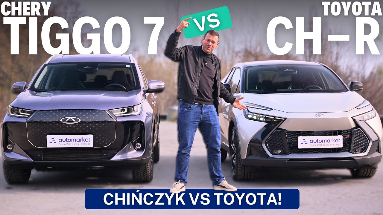 Toyota CH-R vs Chery Tiggo 7 - kto wygra azjatycki pojedynek?
