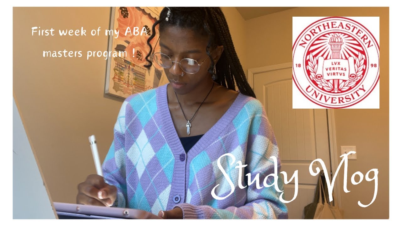 First week of my ABA Master’s Program; Study Vlog