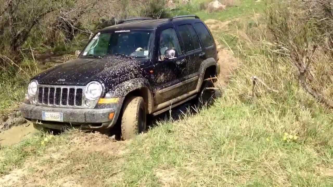 Jeep Kj Liberty truetrac test Mud