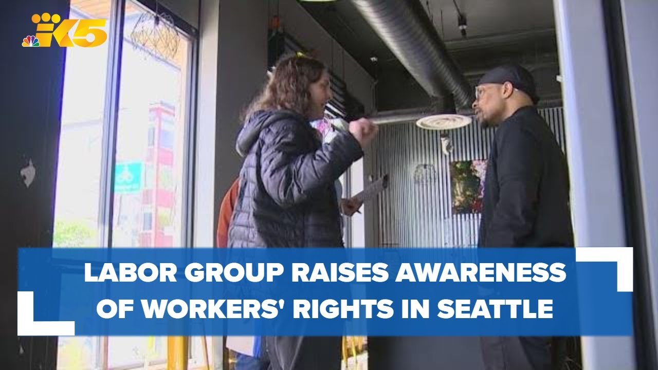 Labor group in Seattle raises awareness of workers' rights on May Day