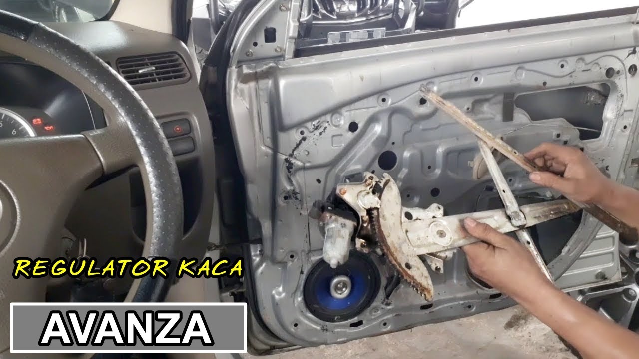 Cara melepas kaca dan regulator kaca AVANZA/ tahap 2