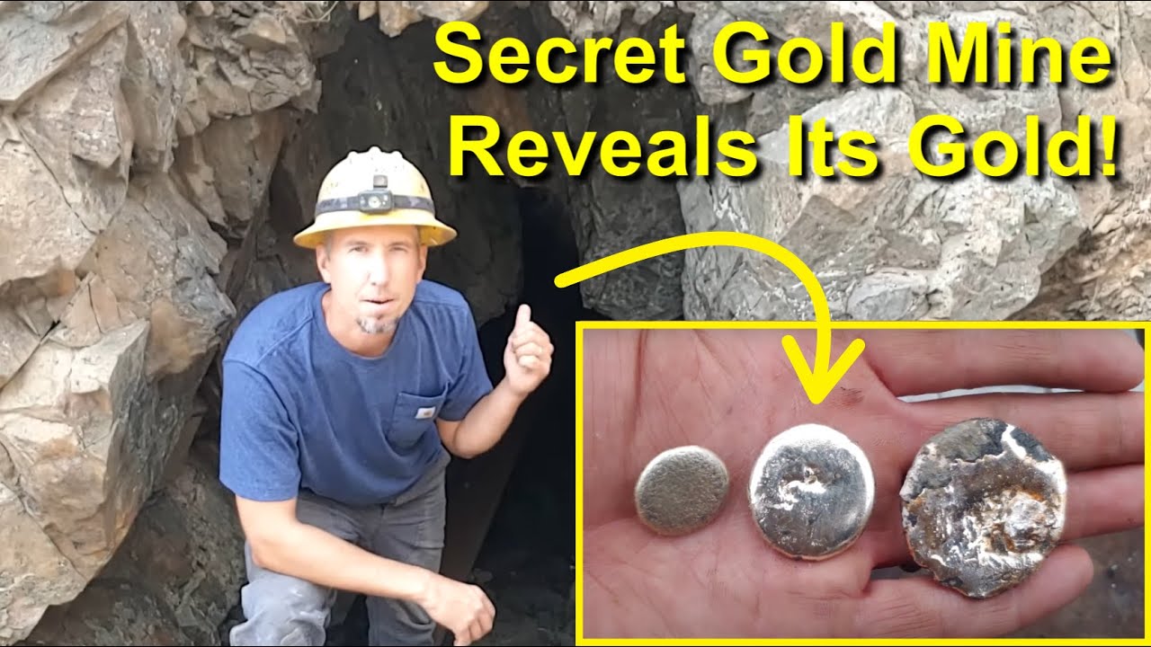 Gold & Silver from a Secret Gold Mine - Crushing, Smelting and Refining Process