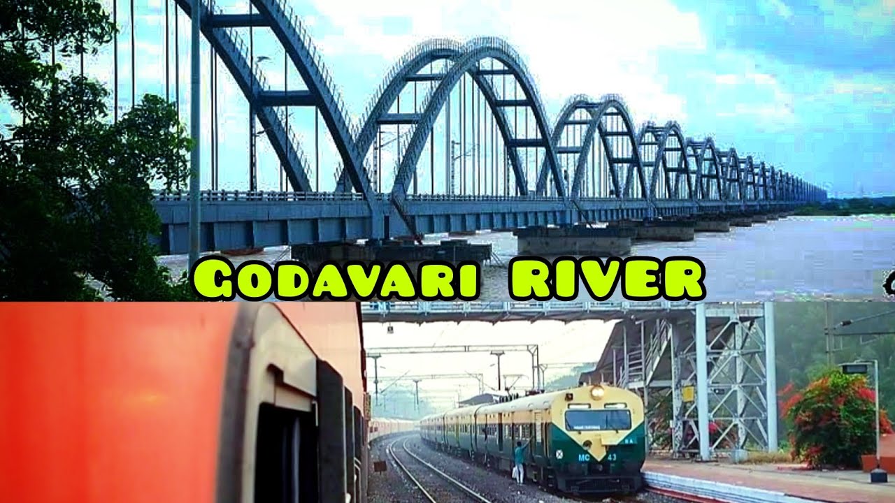 GODAVARI RIVER ! Crossing 20812 Visakhapatnam SF Express||Itz Vlogger Pintu||