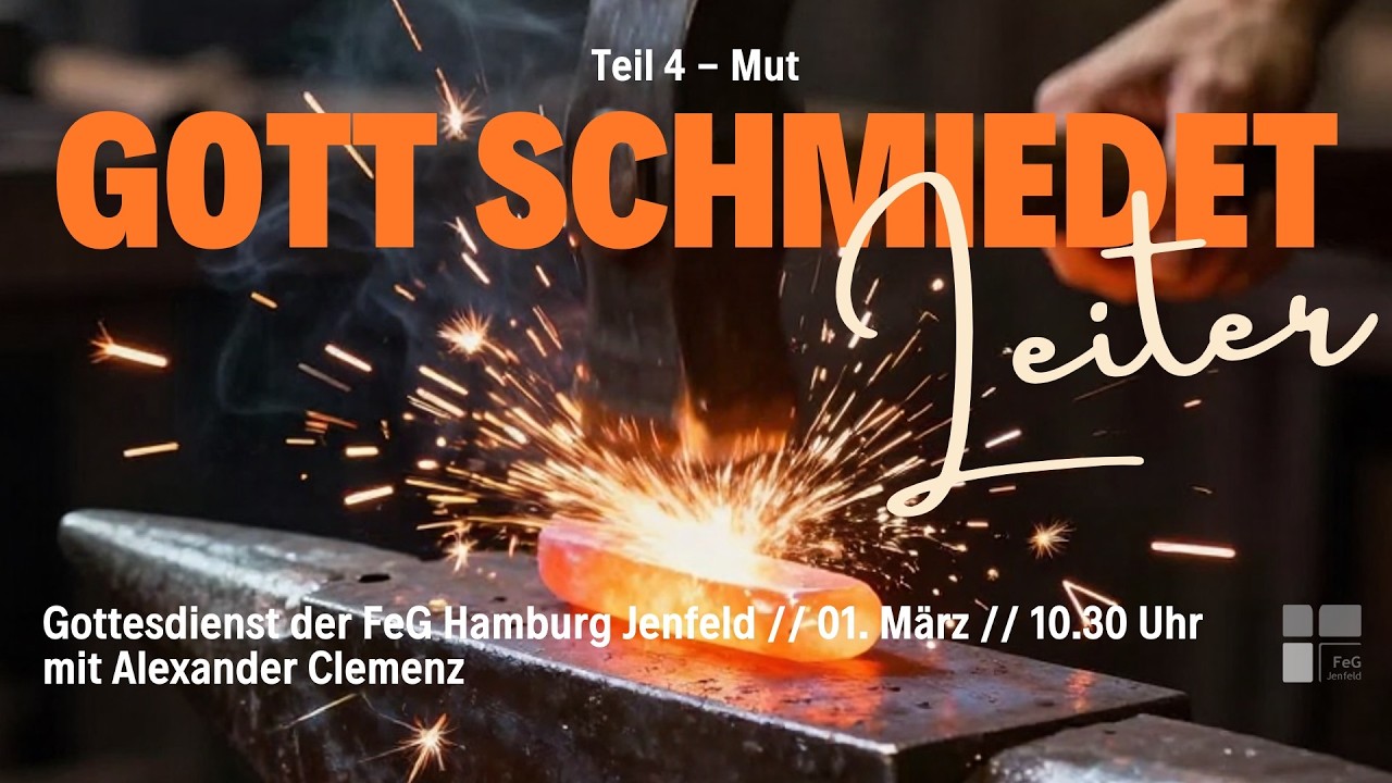 Gott schmiedet Leiter (Teil 4) – Mut - Schritte wagen trotz Angst | Gottesdienst FeG Jenfeld