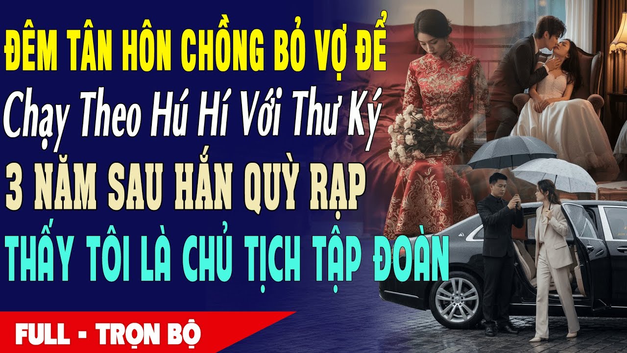 💔 Truyện Ngôn Tình ĐÊM TÂN HÔN BỎ VỢ ĐỂ THEO THƯ KÝ 3 Năm Sau Hắn Quỳ Rạp Khi Thấy Vợ Là Chủ Tịch