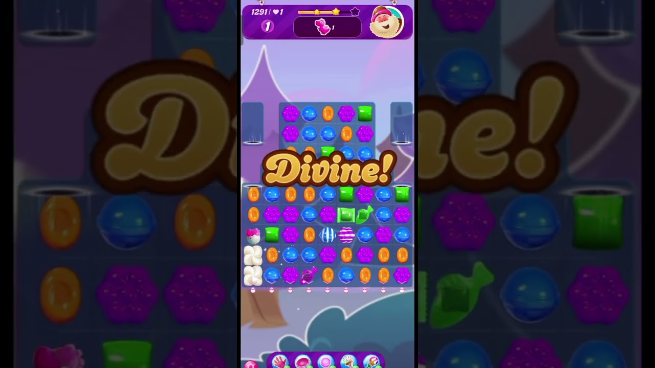Candy crush saga level 1291 -- 1295 | Candy 