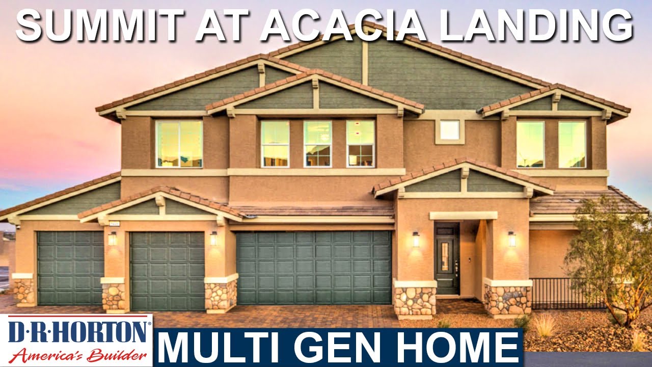 2 homes in 1 - Beautiful 4,425 sf Home For Sale Las Vegas - Summit at Acacia Landing by DR Horton