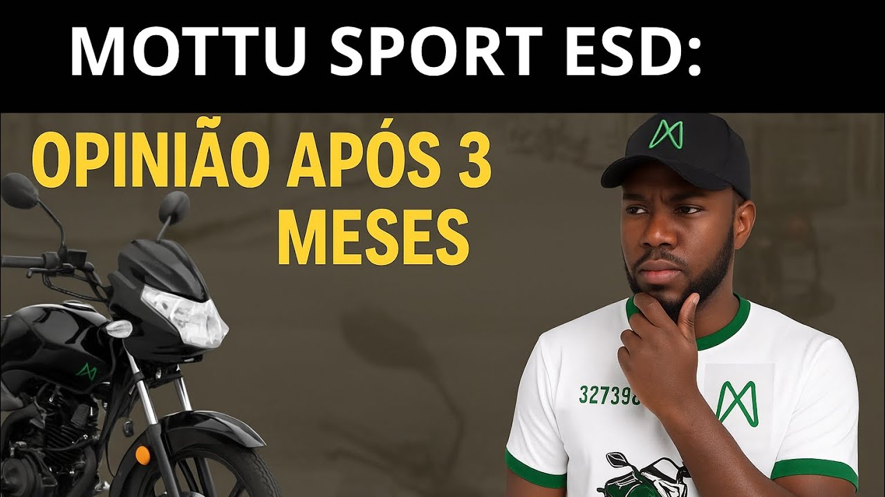 MOTTU SPORT ESD:OPINI&Atilde;O SINCERA AP&Oacute;S 3 MESES!