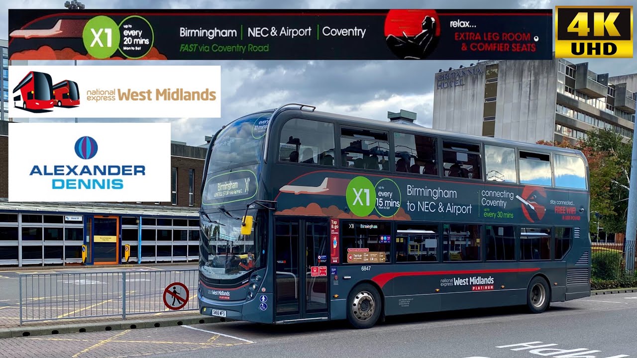 [NX West Midlands: X1 Coventry to Birmingham] Alexander Dennis Enviro400MMC (6847/SN66WFS)