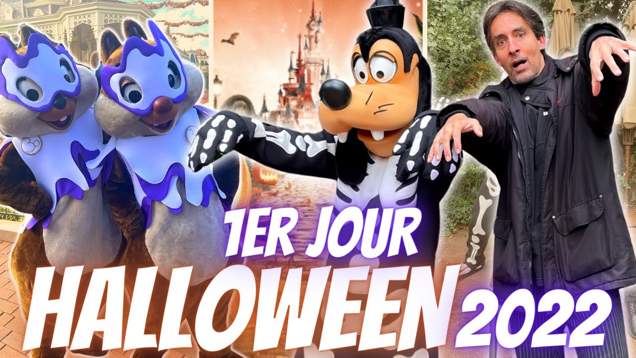 1ER jour HALLOWEEN 2022 DISNEYLAND PARIS : FULL SHOW