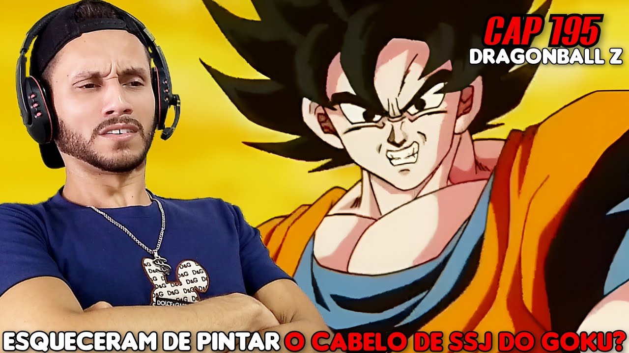 GOKU SSJ DE CABELO PRETO? | YGOR REAGINDO | DRAGONBALL Z CAP 195 O Lutador Mais Forte do Outro Mundo