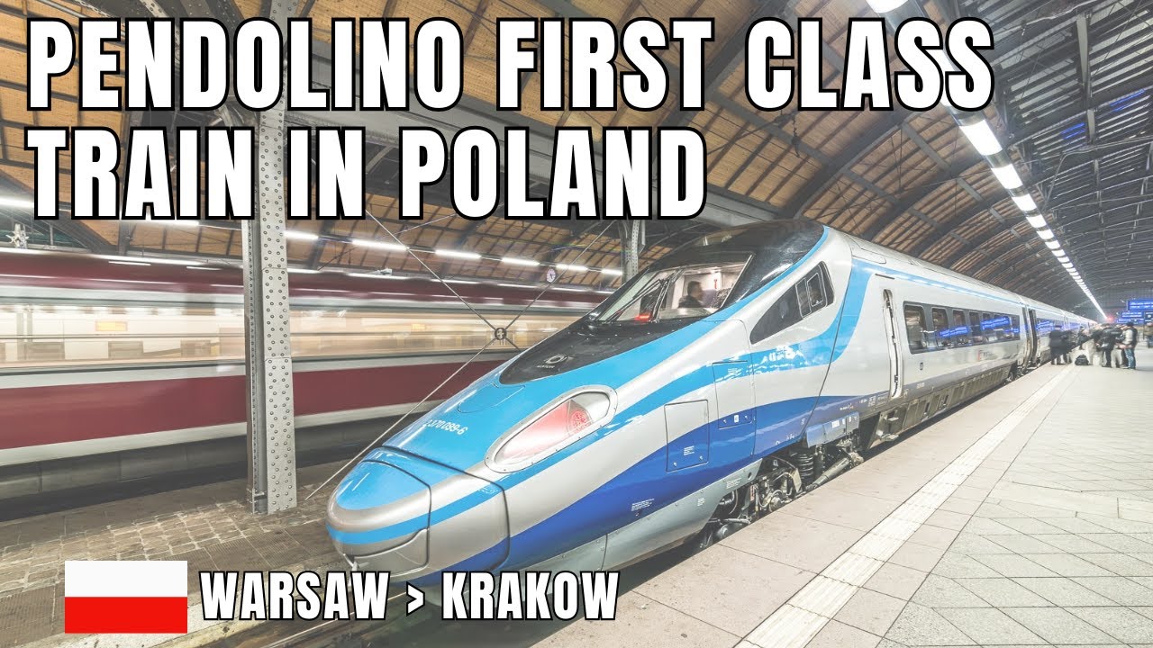 Poland Pendolino High-Speed First Class Train: Express Intercity Premium Train Warsaw to Krak&oacute;w
