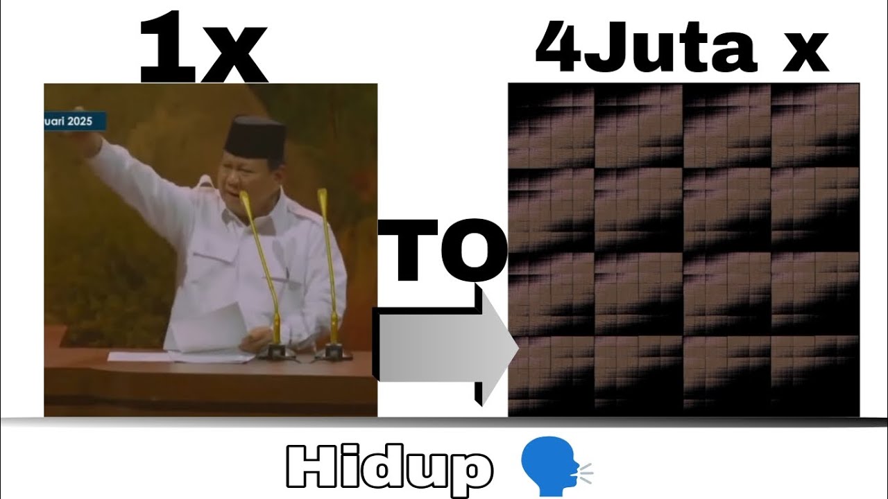 Hidup Jokowi Tapi 4 juta kali
