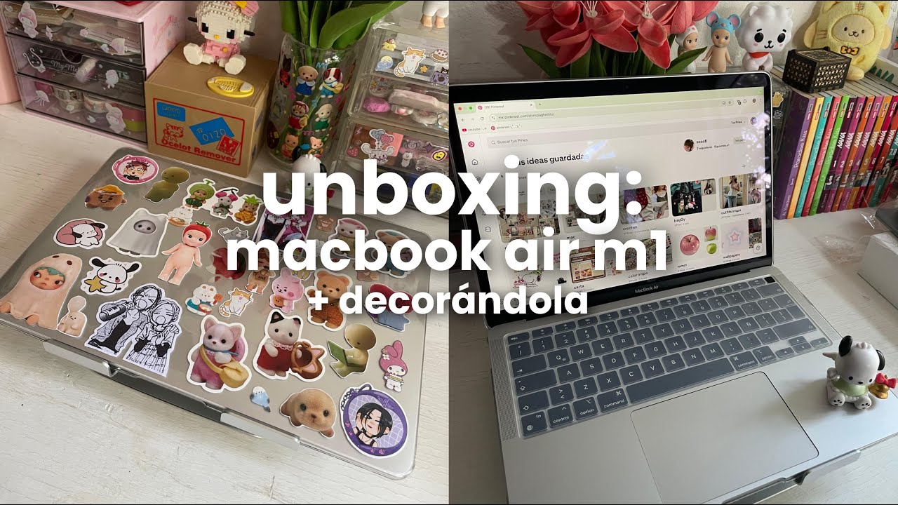 unboxing macbook air + decorándola ⋆.𐙚˚