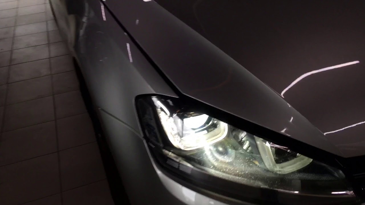Volkswagen Golf 7 тюнинг фар замена линз