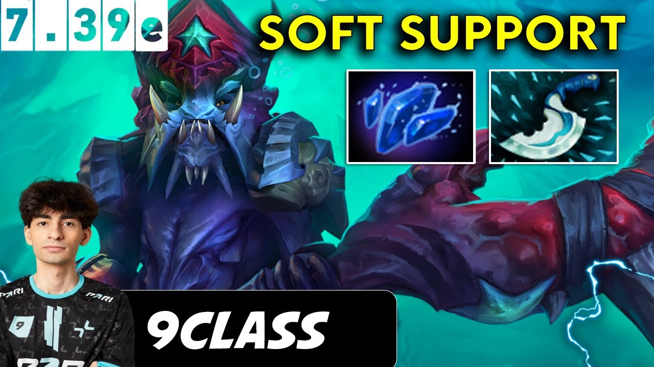 9Class Slardar Soft Support - Dota 2 Patch 7.39e Pro Player Full gameplay