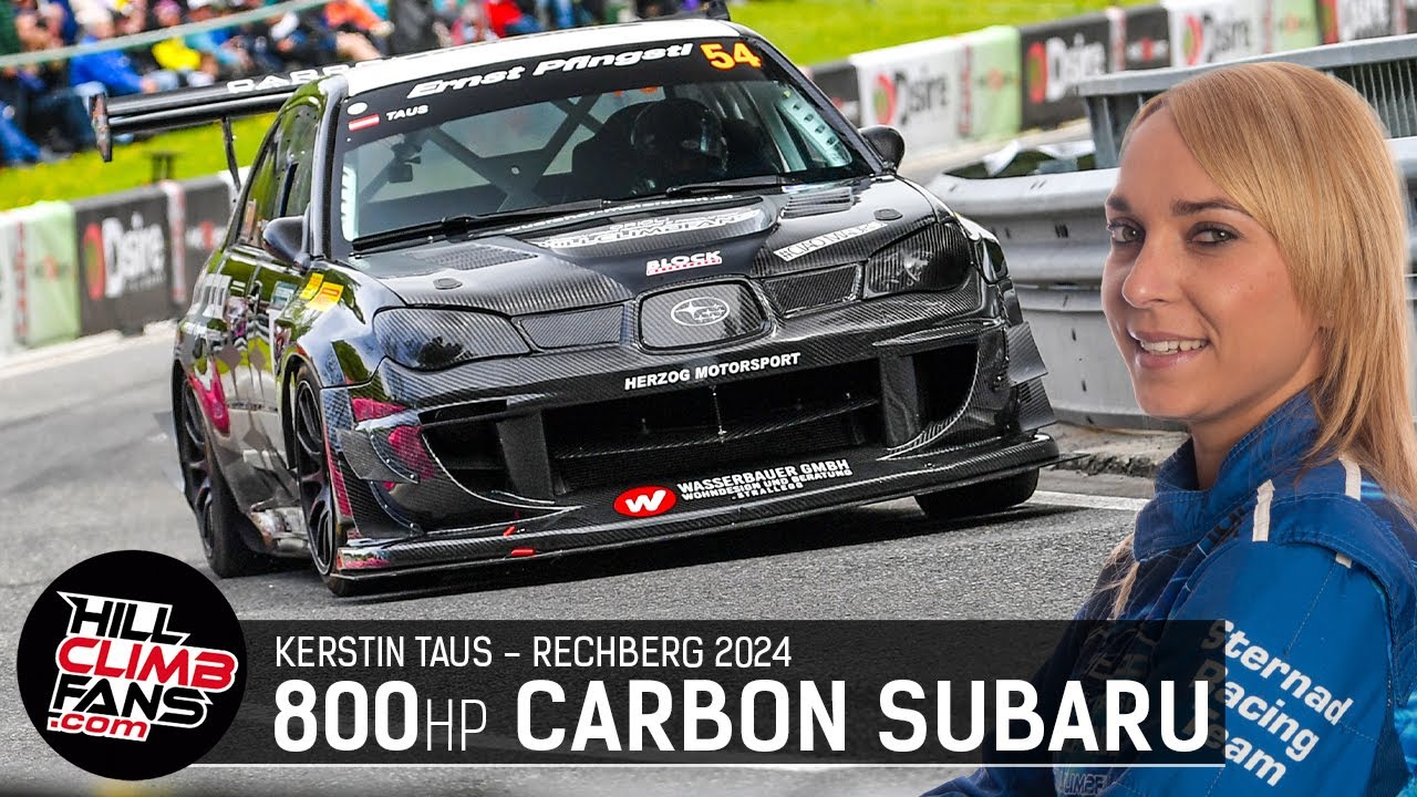 800hp Carbon Subaru Impreza - Kerstin Taus || Hill Climb Rechberg 2024 ☆